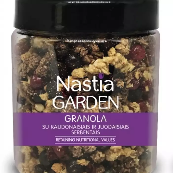 GRANOLA SU LIOFILIZUOTAIS SERBENTAIS 210 GR