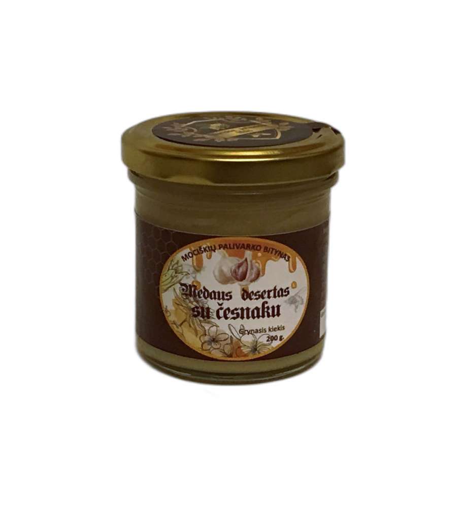 Medaus desertas su česnaku