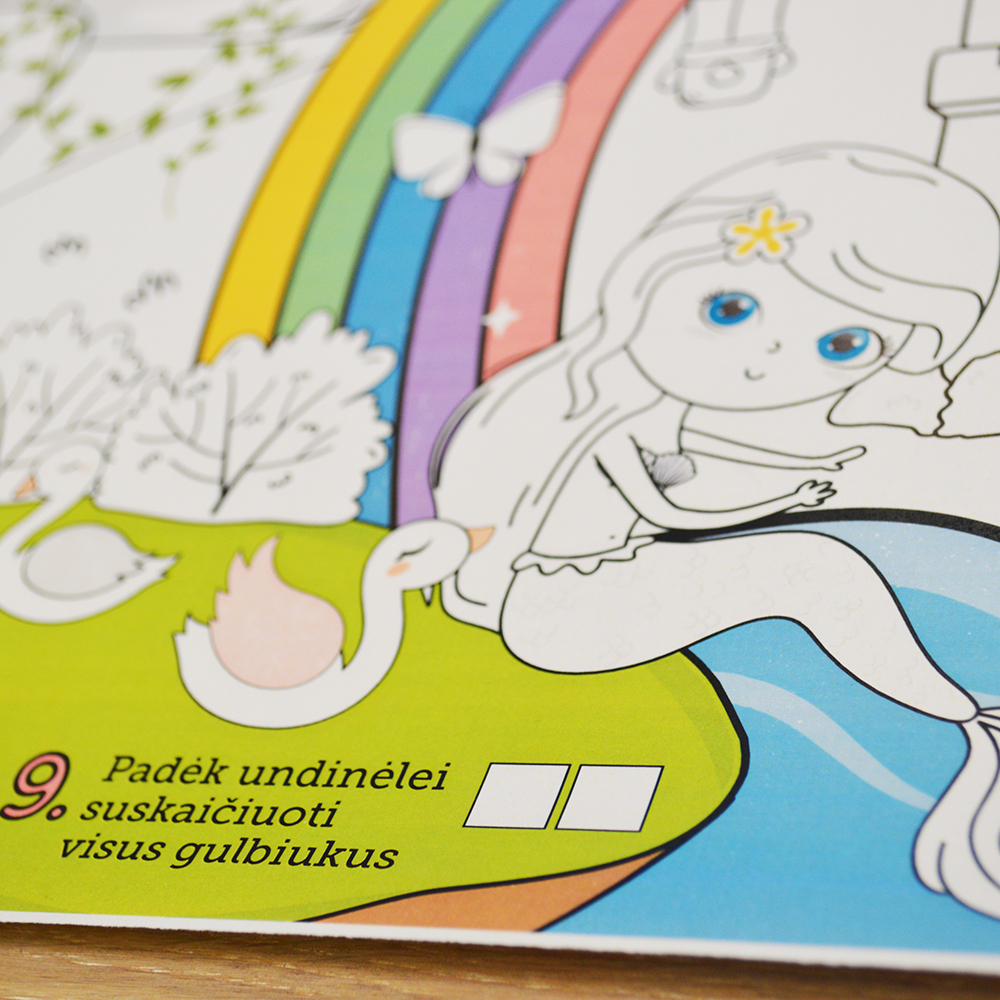 Lavinamasis užduočių ir spalvinimo rinkinys PRINCESĖS PASAKA