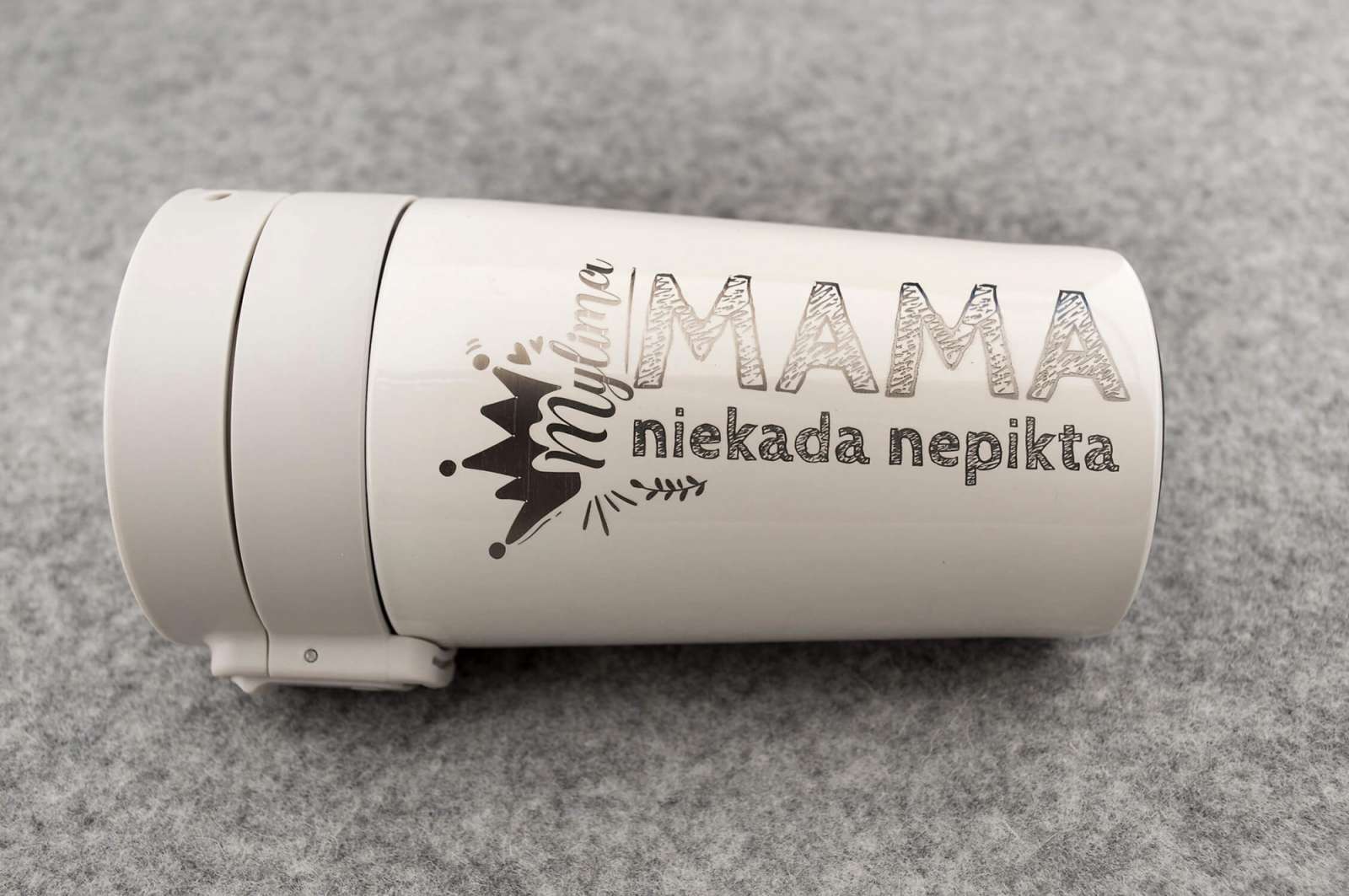 Vardinis termo puodelis „Mylima mama"