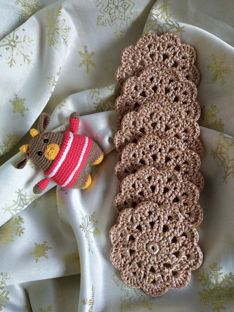 Nertų padėkliukų  „Gėlė“ rinkinys
