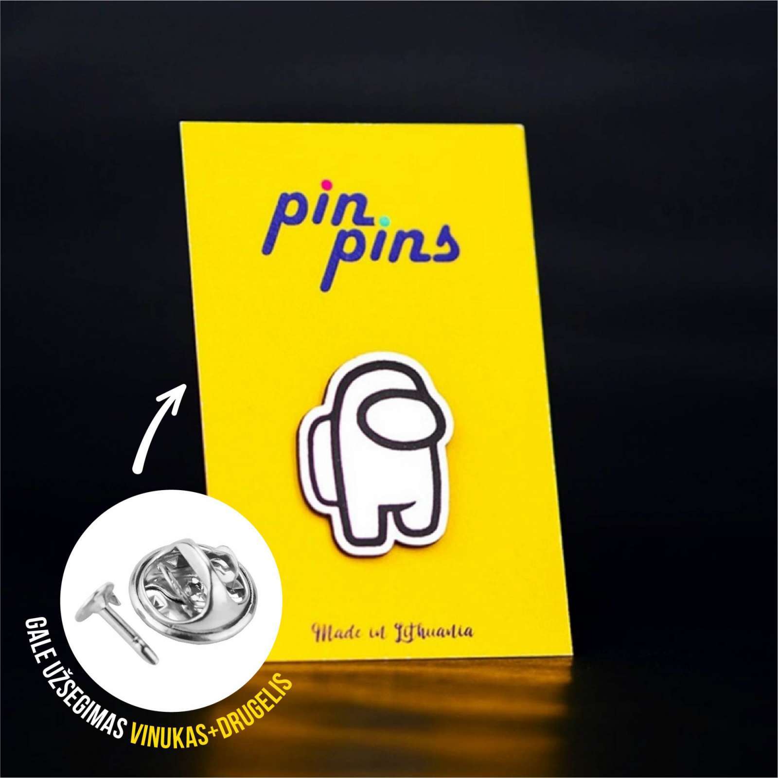 AMONG US Game įsegamas Pin ženkliukas sagė
