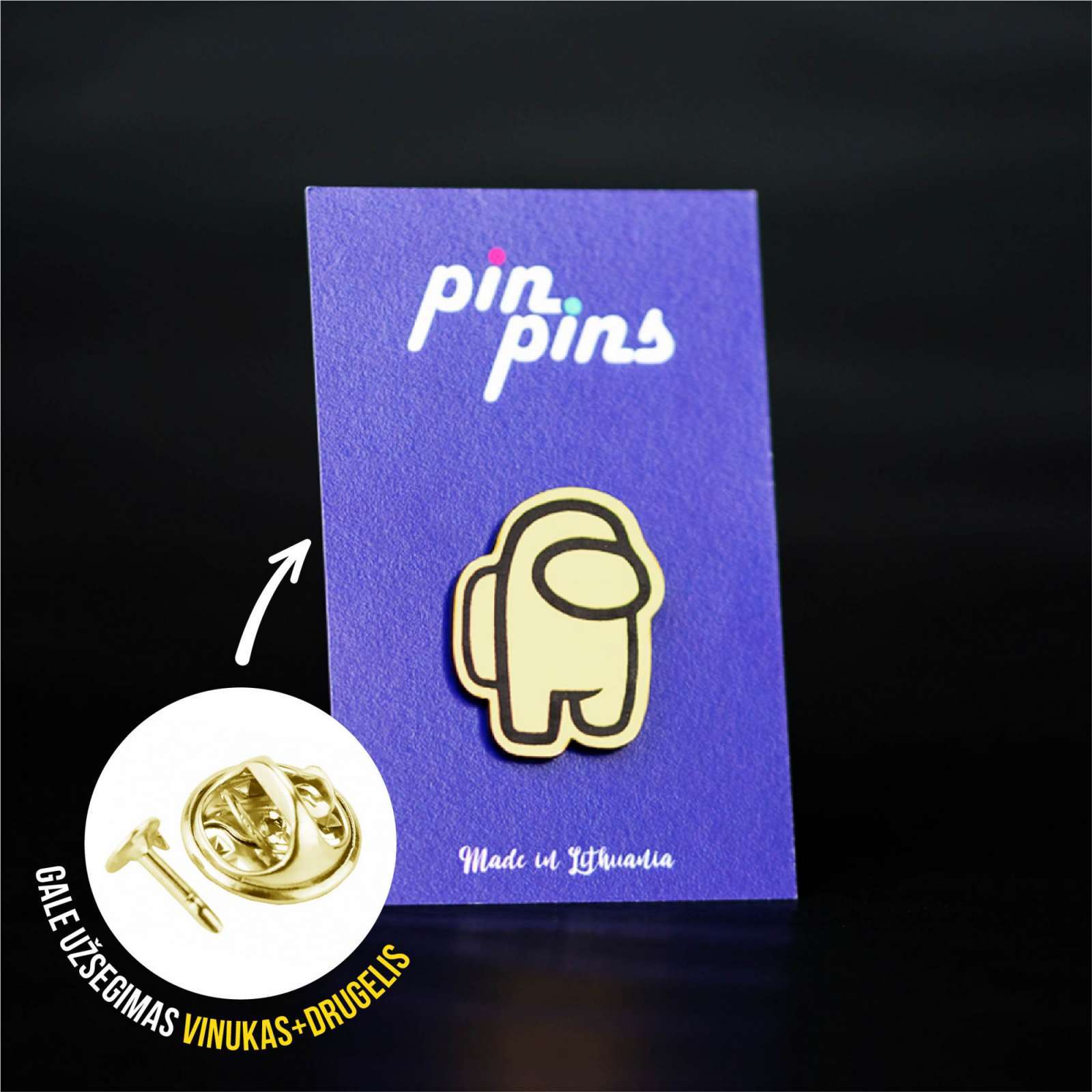AMONG US Game įsegamas Pin ženkliukas sagė