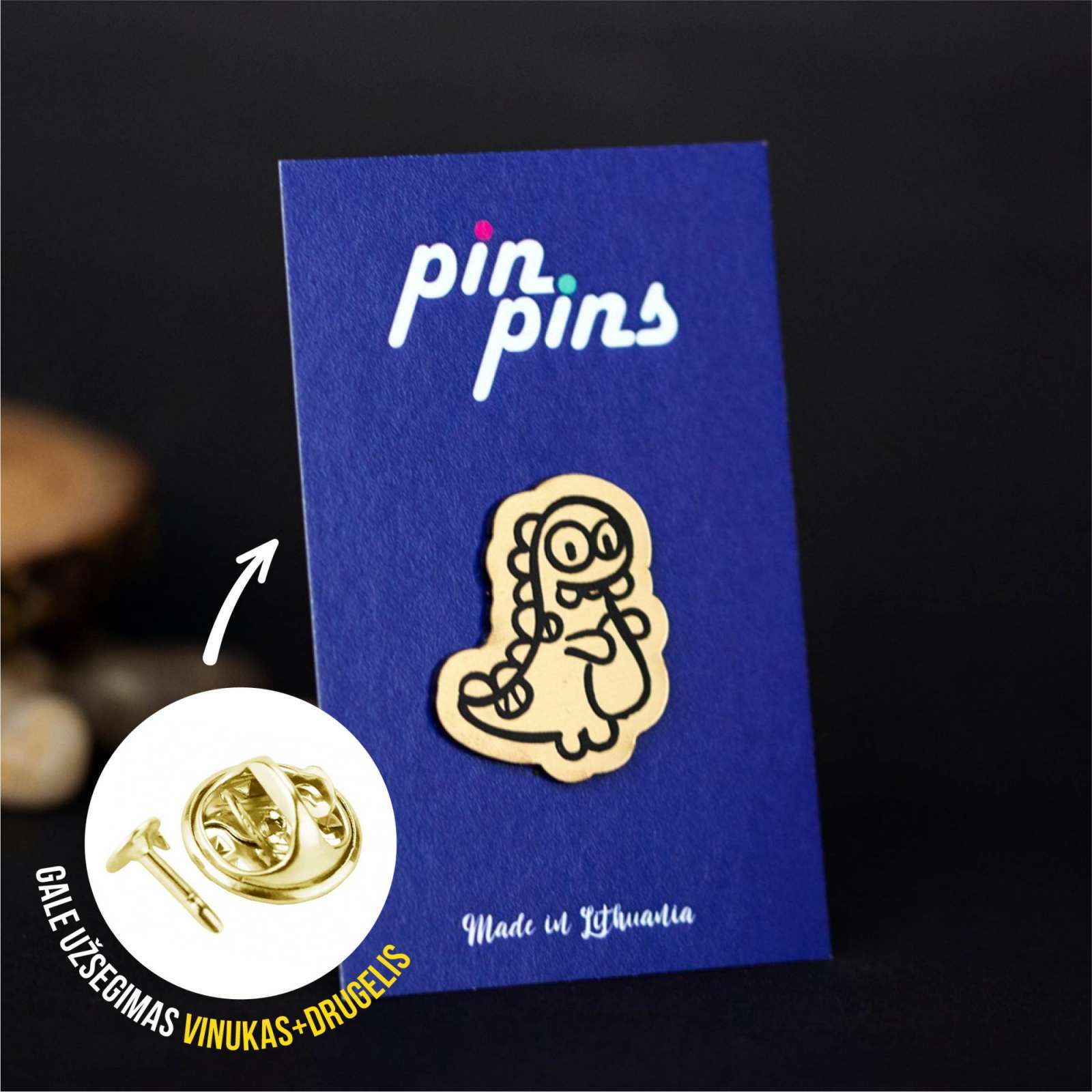 Baby Dragon įsegamas Pin ženkliukas sagė