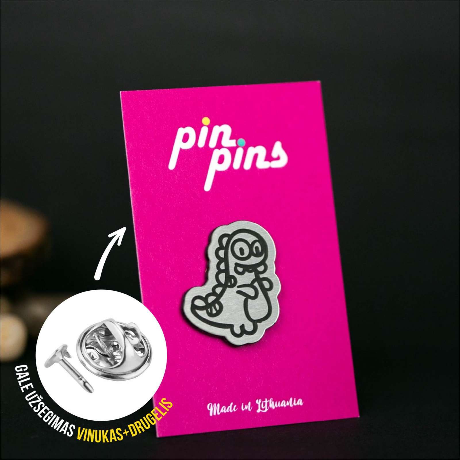 Baby Dragon įsegamas Pin ženkliukas sagė
