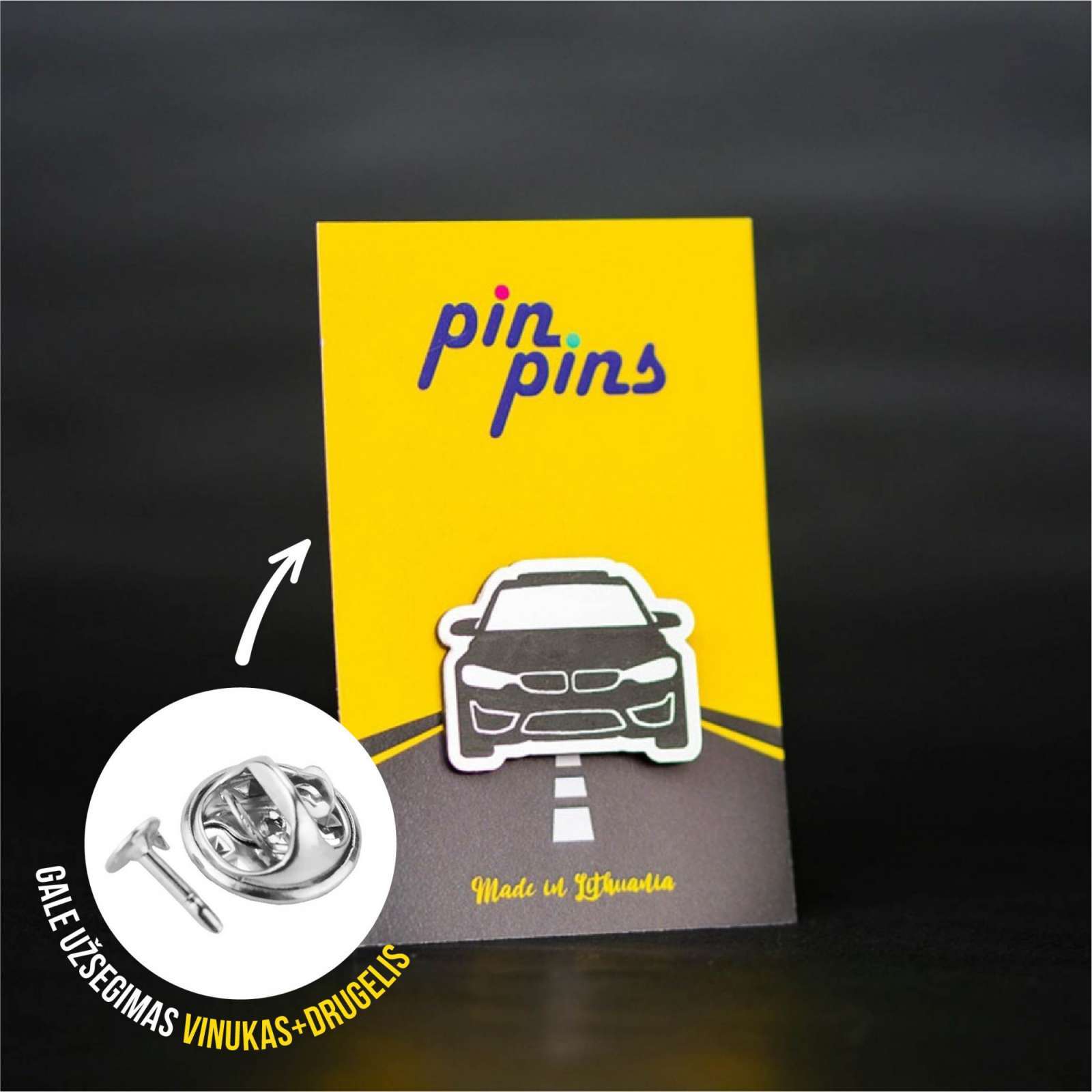 Sport car Sportinė mašina Car Lover Autofanas įsegamas Pin ženkliukas sagė drabužio aksesuaras