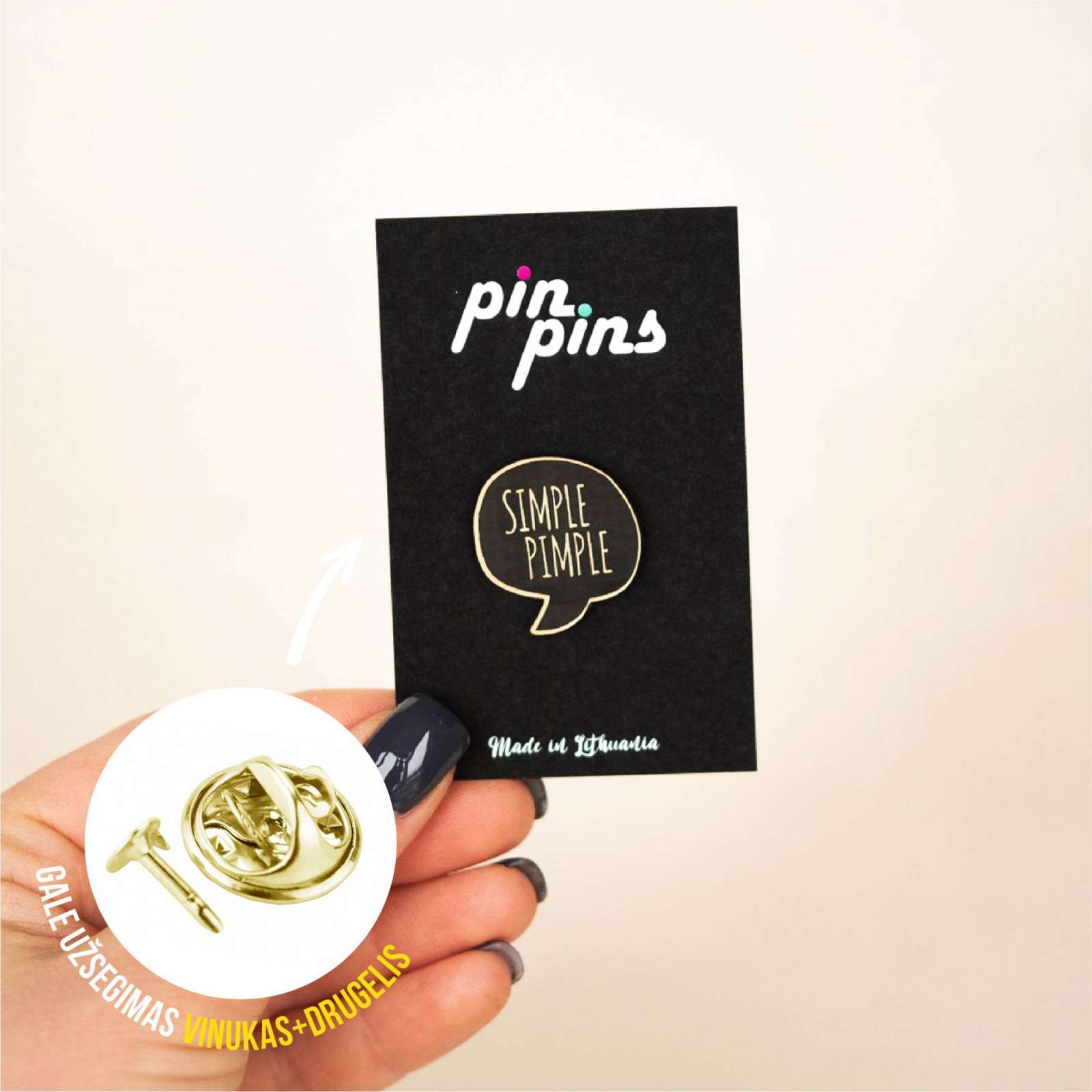 Simple Pimple - Pin ženkliukas