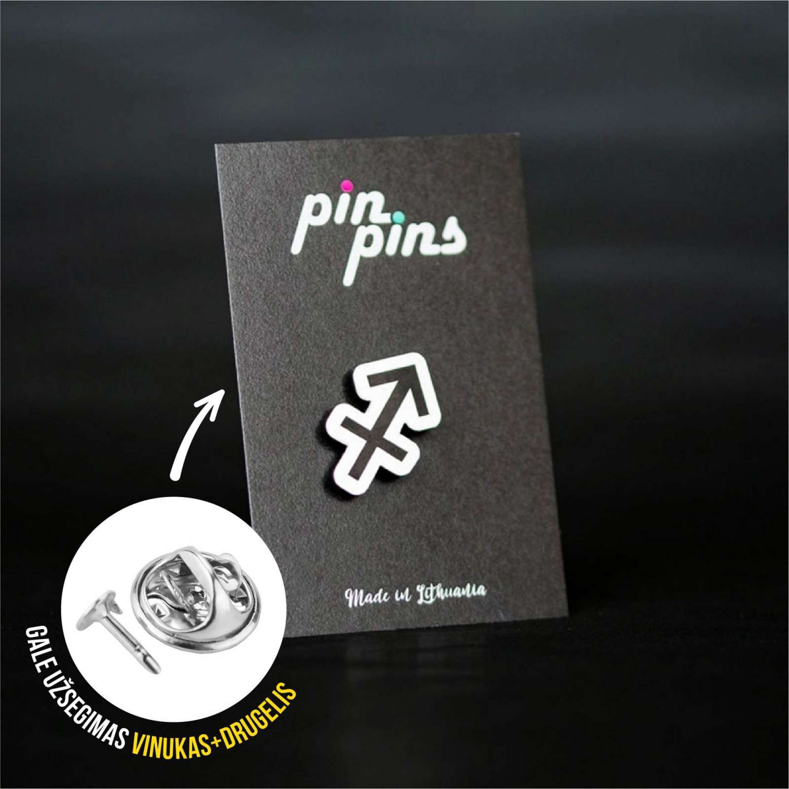 Šaulys zodiakas - Pin ženkliukas sagė