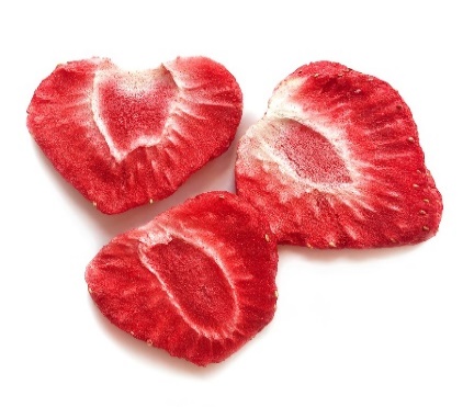 Liofilizuotos braškių riekelės 55 gr
