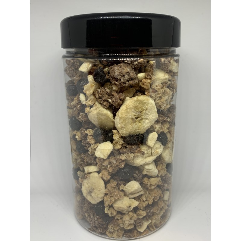 GRANOLA SU SERBENTAIS IR BANANAIS NASTIA GARDEN
