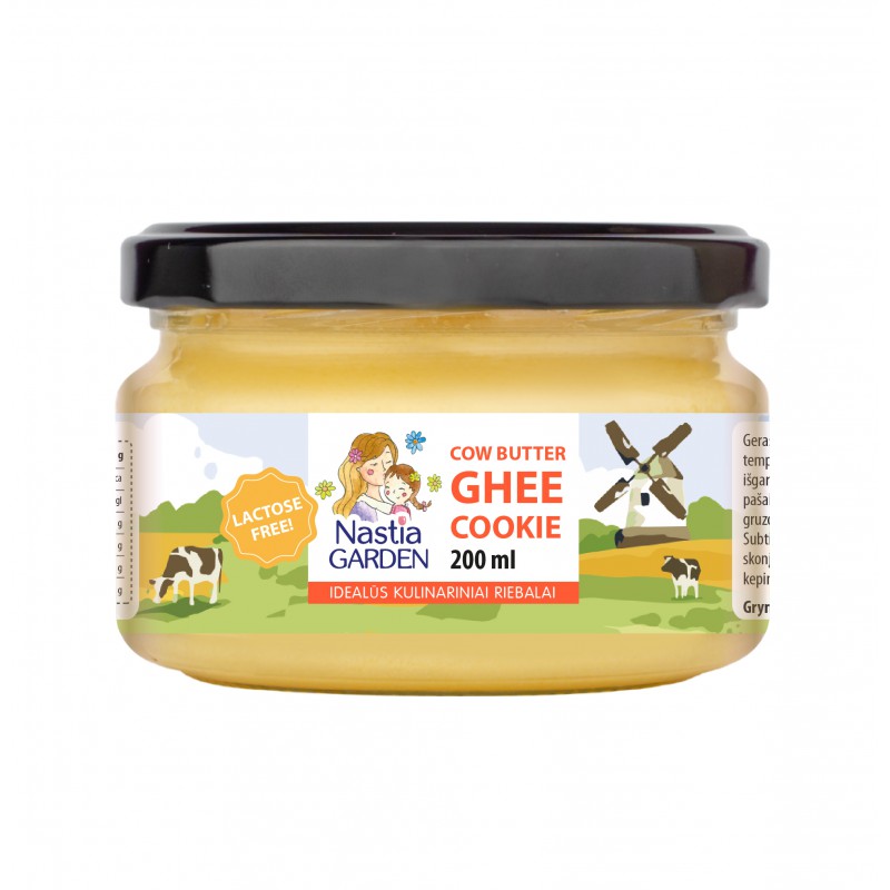 Ghee sviestas saldiems kepiniams Nastia garden 200