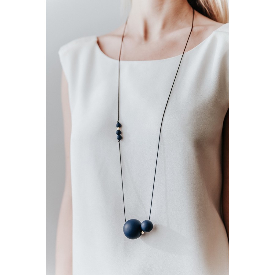 Kaklo papuošalas ▪ Oo_navy_blue ▪