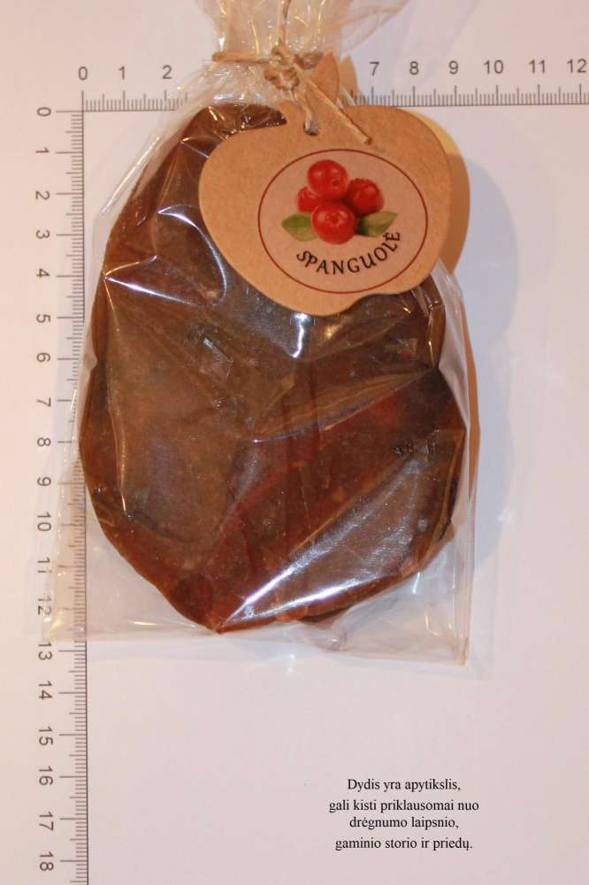 Obuolių sūris su spanguolėmis dėžutėje, 220 gr.