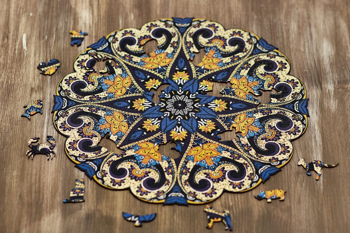 Medinė dėlionė MANDALA
