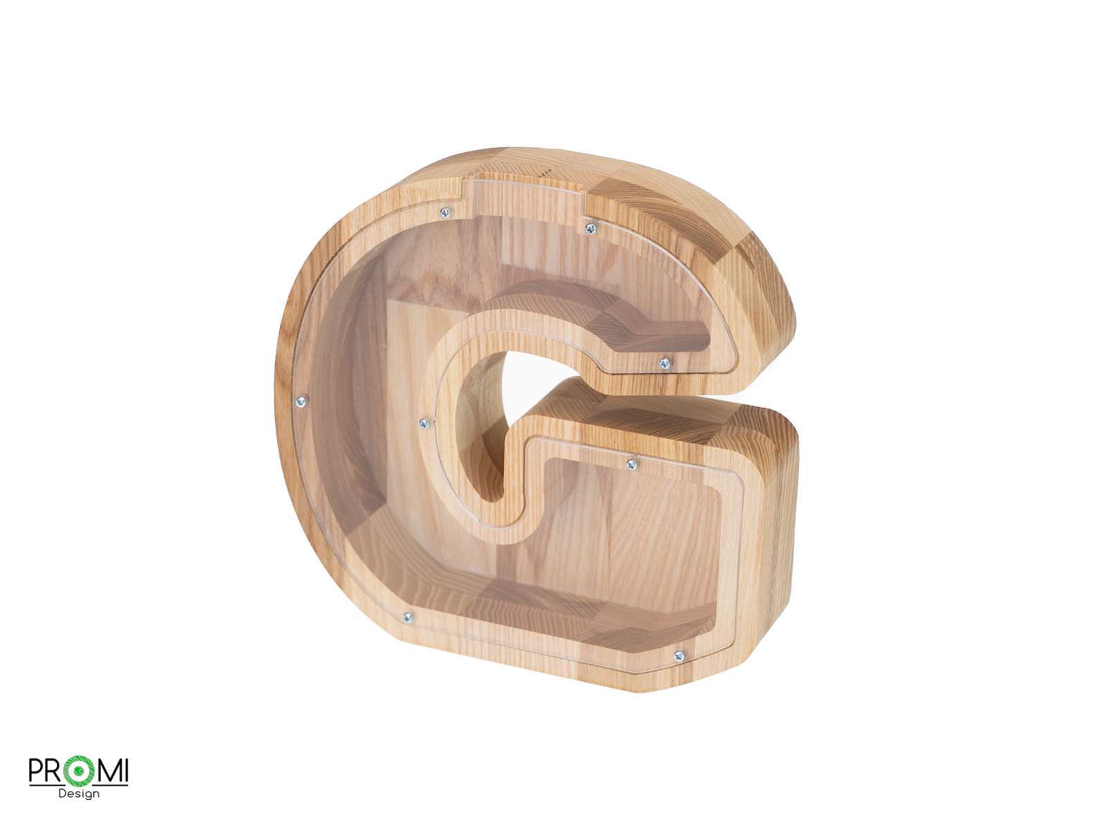 Medinė taupyklė raidė „G“
