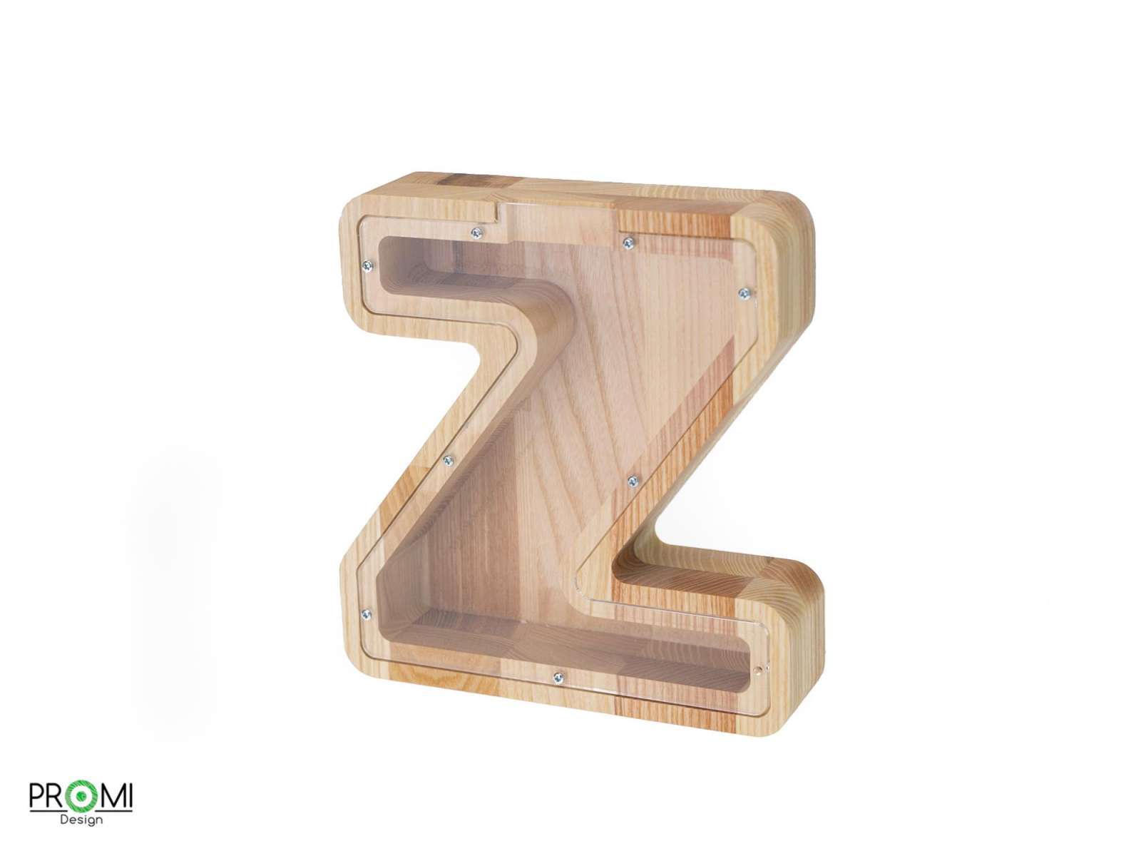 Medinė taupyklė raidė „Z“