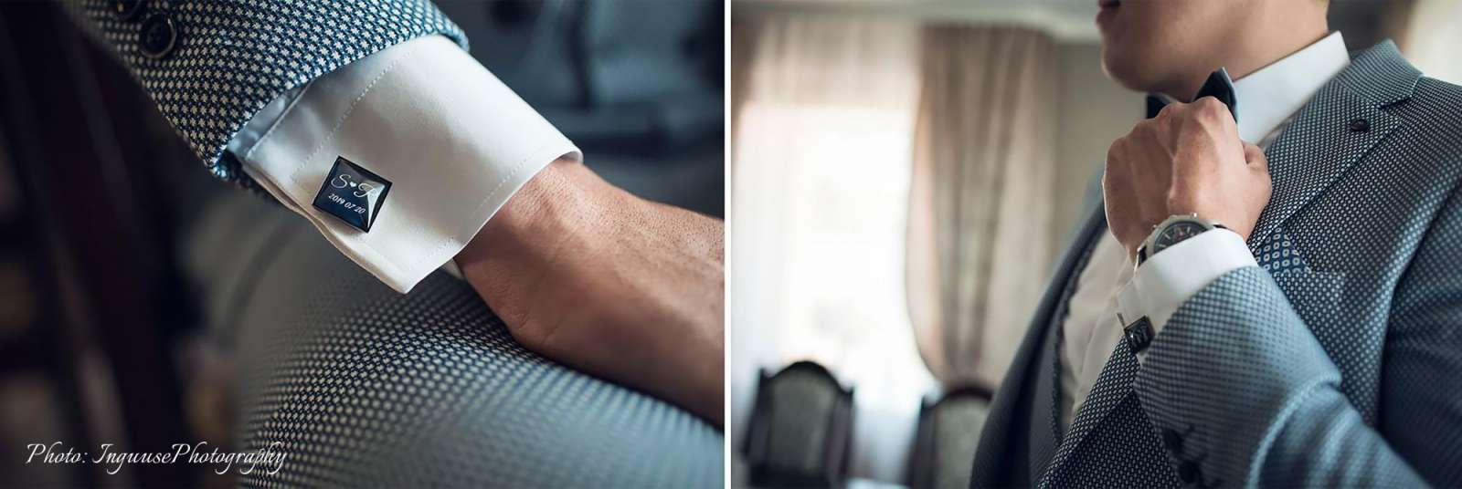 Vestuvinės sąsagos „Mylėsiu Tave amžinai“