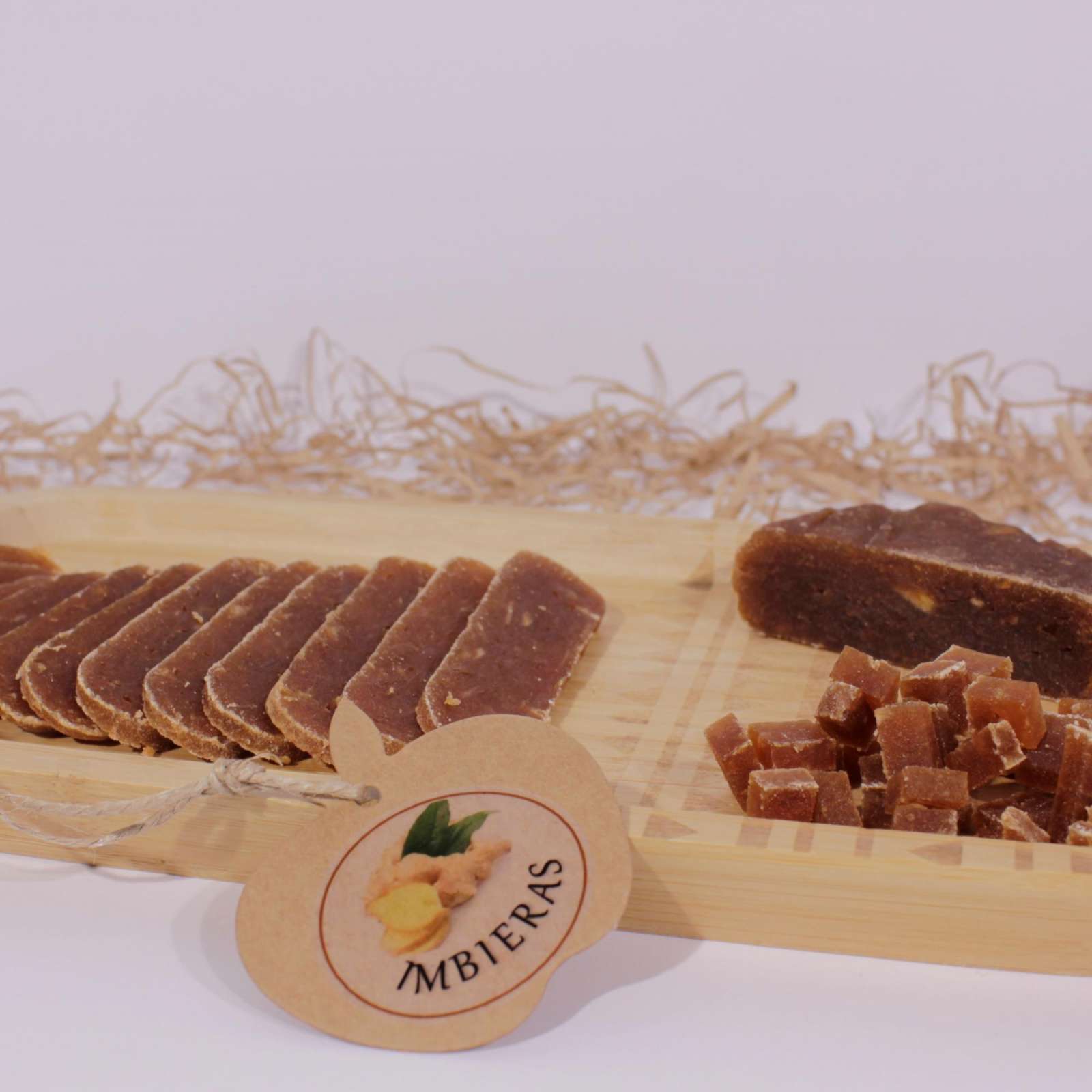 Obuolių sūris su imbieru maišelyje, 220 gr.