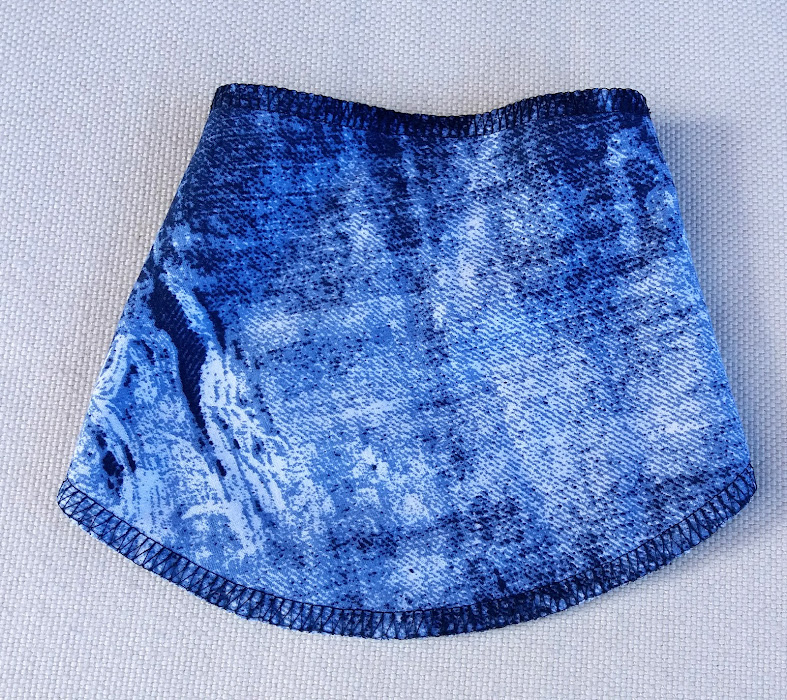 Mėlyna kepurė pavasariui su kaklaskare/unisex modėlis