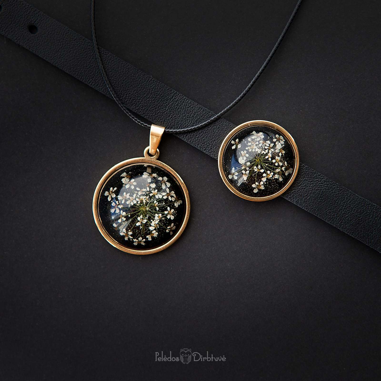 Komplektas „Gold Queen“ (Apyrankė+pakabukas)
