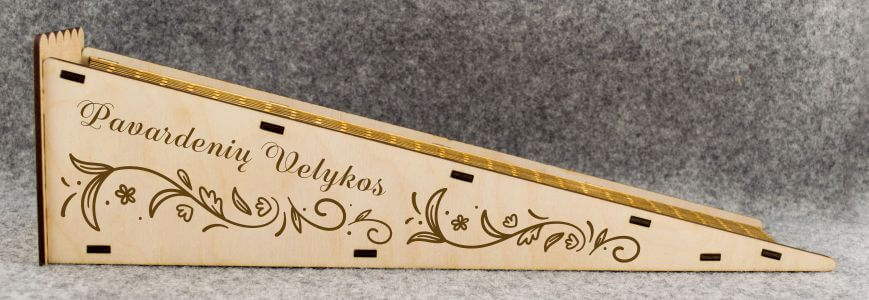 Vardinis margučių ridenimo lovelis „Gėlės“