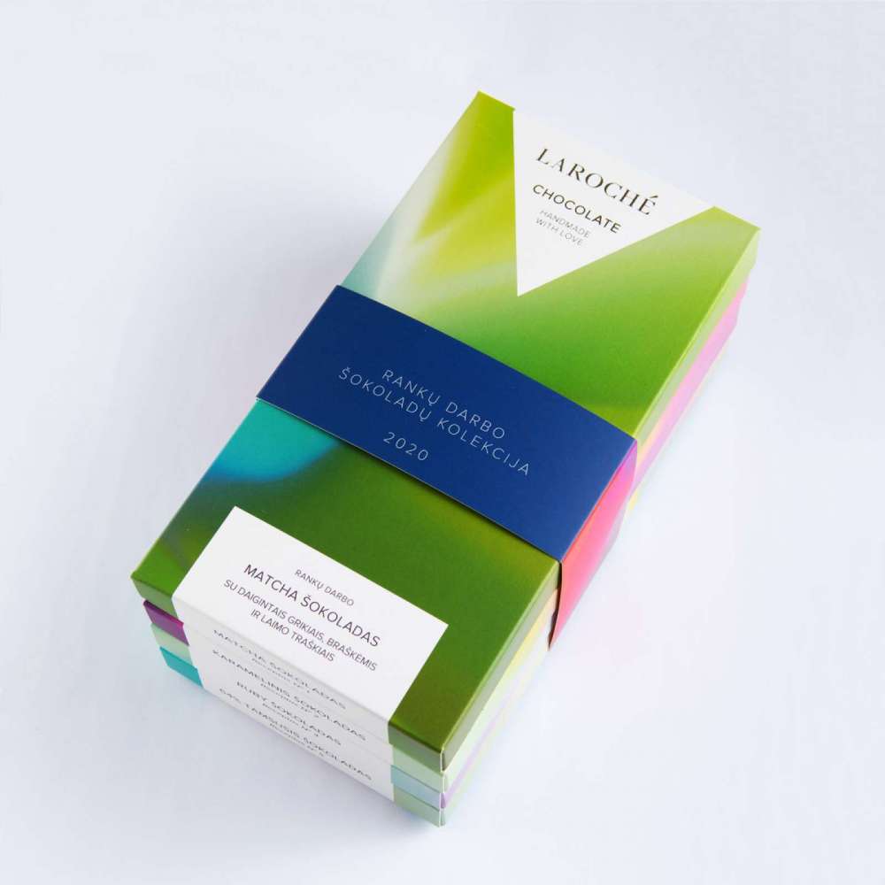 LAROCHÉ CHOCOLATE PREMIUM rankų darbo šokoladų kolekcija 4x