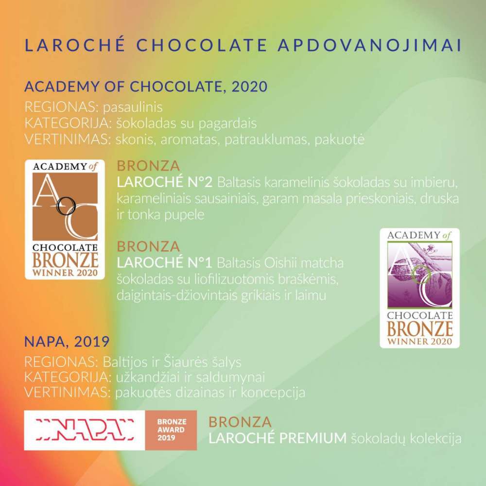 Matcha šokoladas su daigintais grikiais, braškėmis ir laimo traškiais N°1