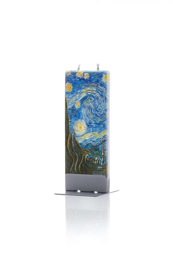 Vincent Van Gogh - Žvaigždėta naktis - rankų darbo žvakė