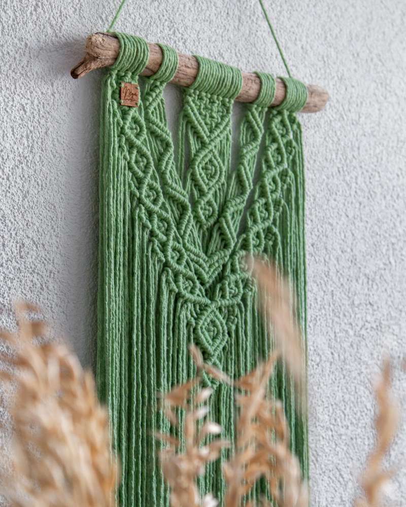 Macrame interjero detalė | Miškas