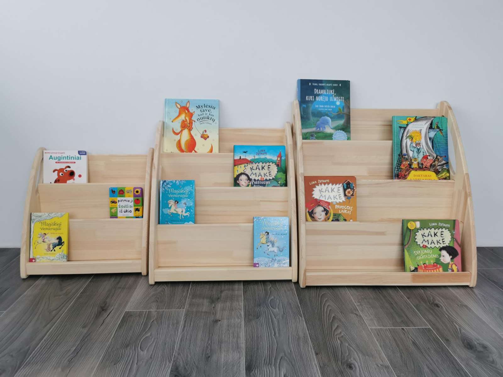 Montessori knygų lentyna MIDI
