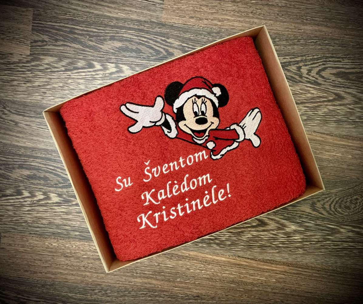 Kalėdinis rankšluostis „Mickey"