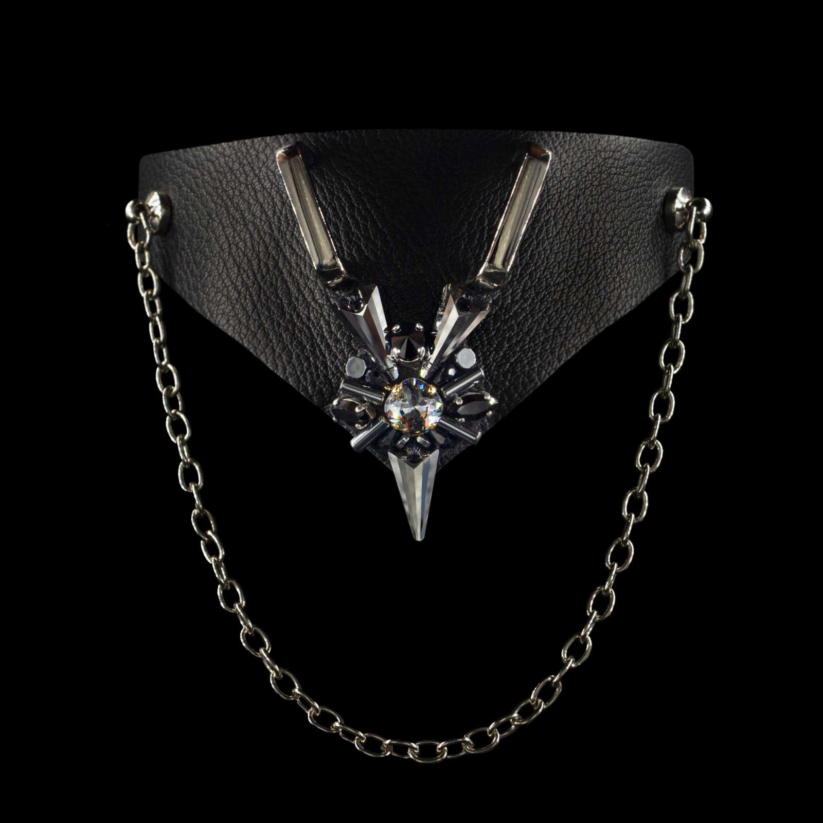 „Spikes“choker - kaklo papuošalas