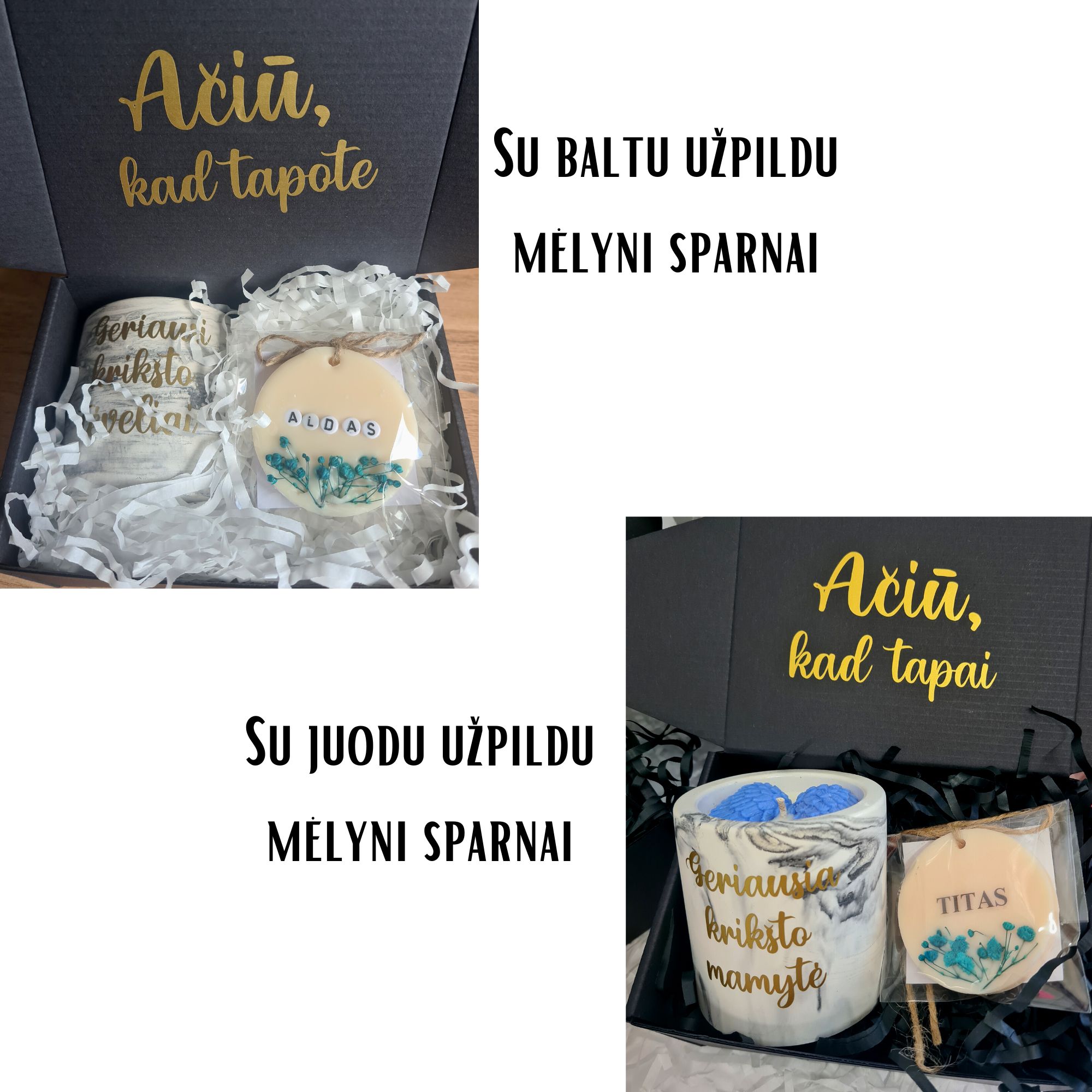 Dovanų rinkinys Žydri sparnai