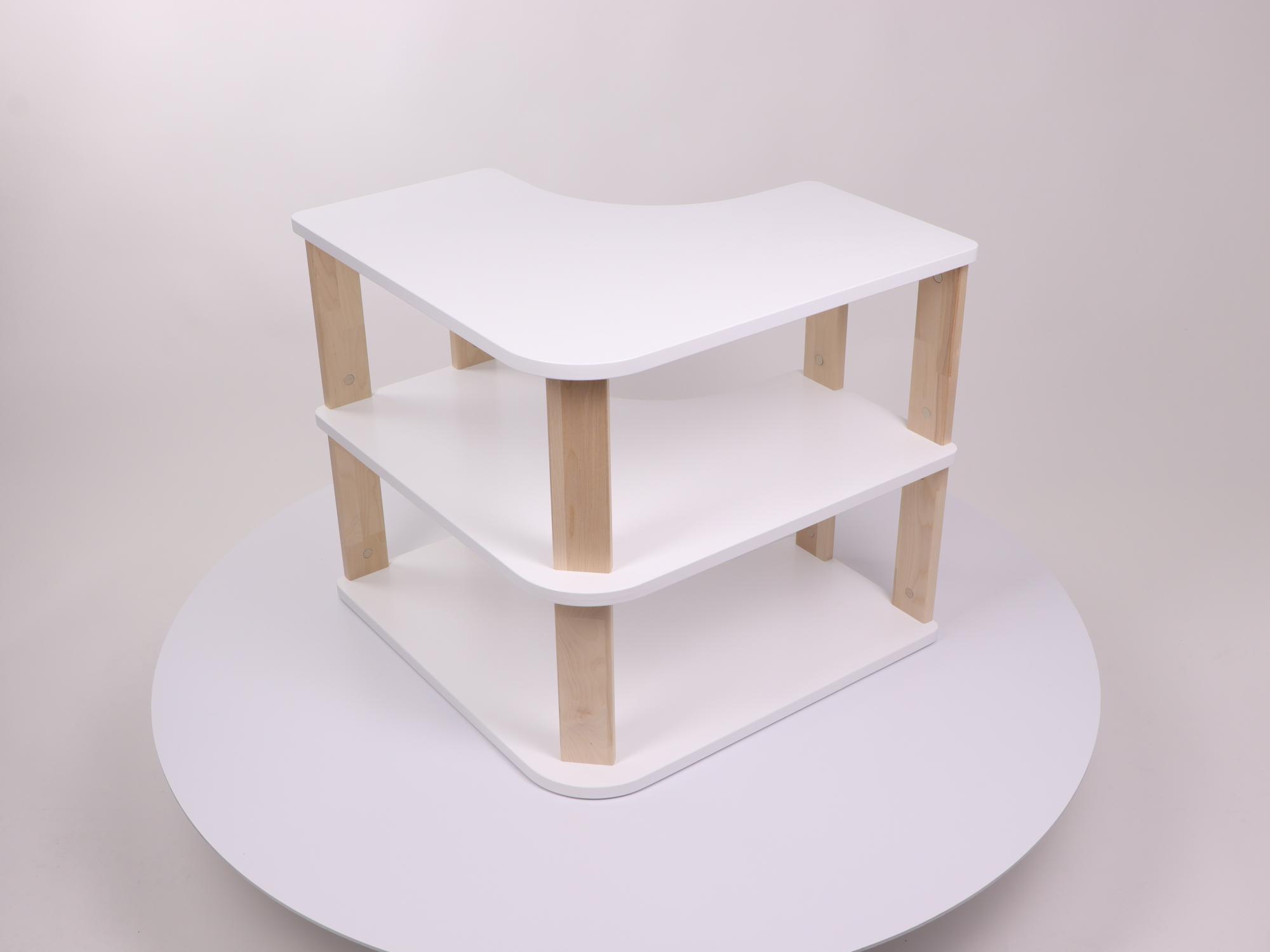 Modulinė Montessori lentyna Kampinė