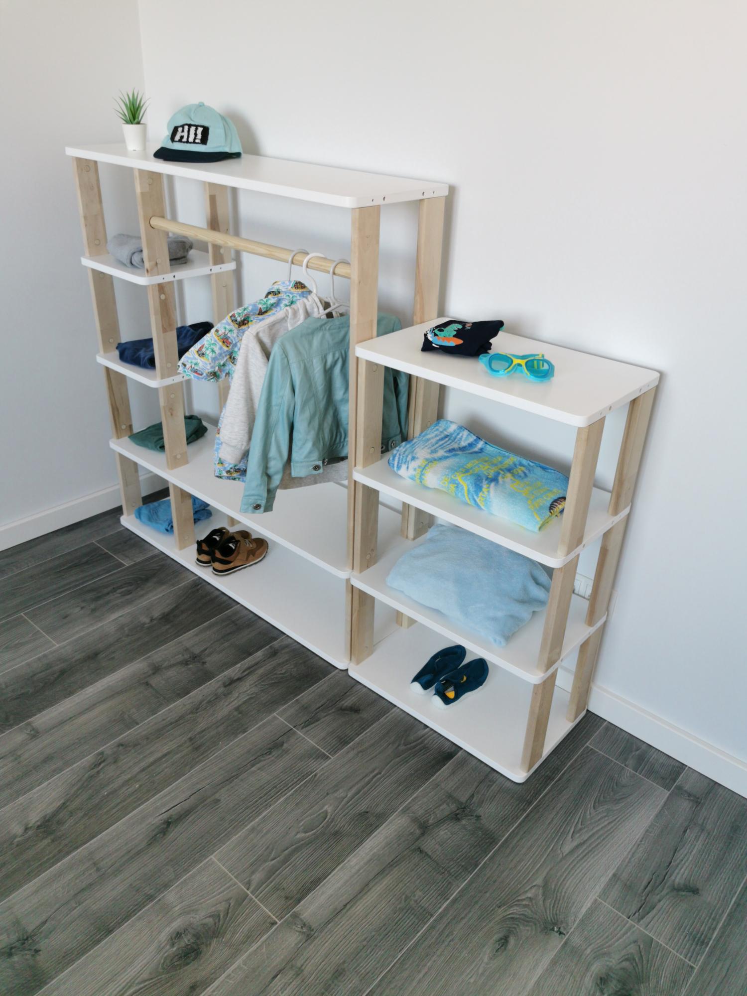 Modulinė Montessori lentyna Tiesi MINI