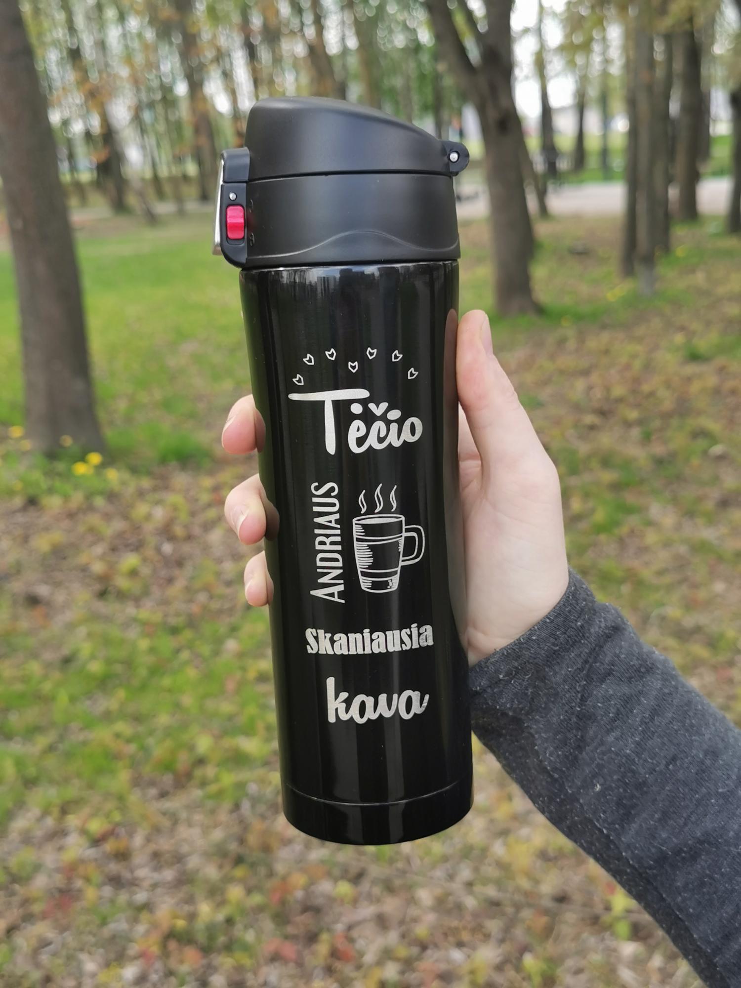 Termo puodelis „Kava tėčiui“