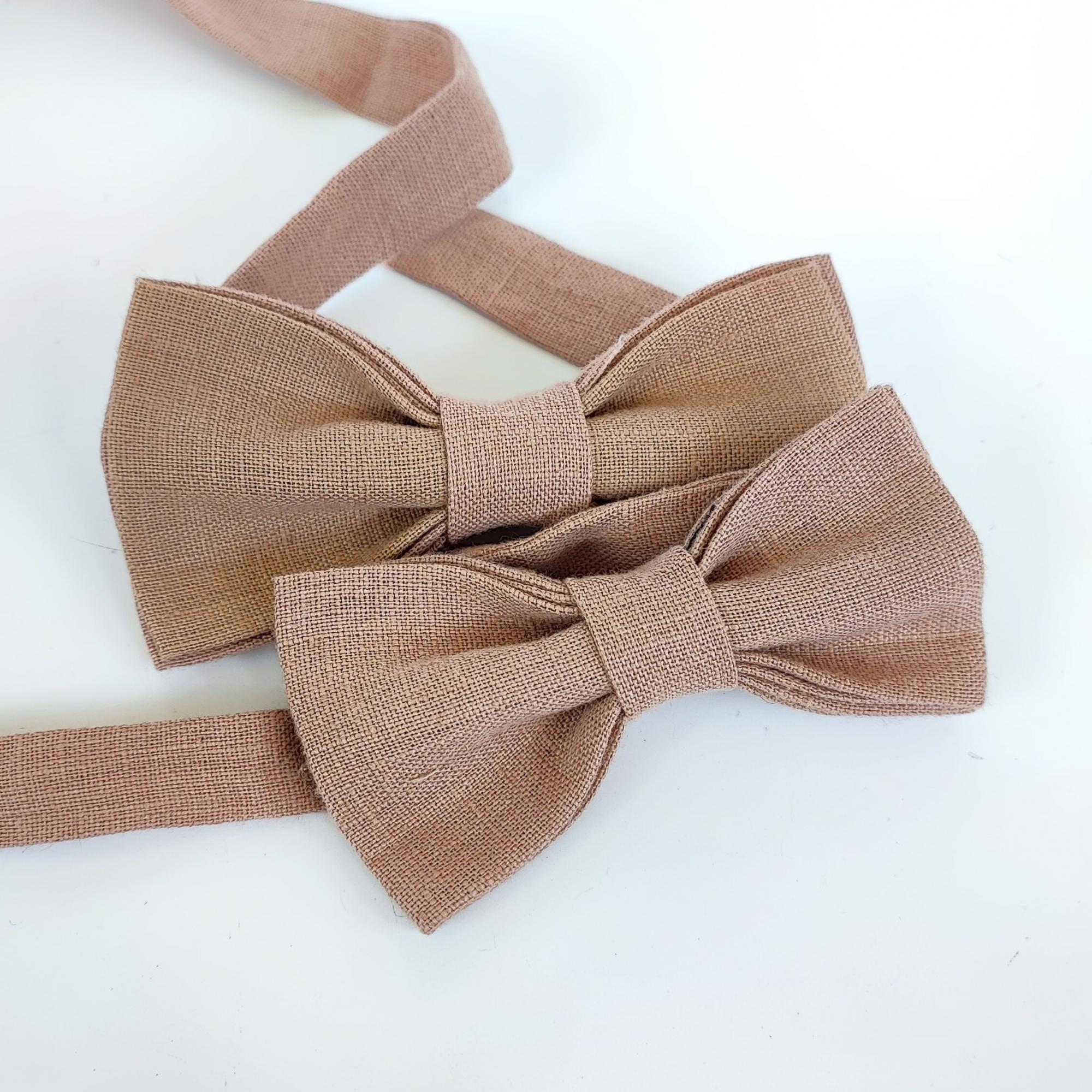 Lininių peteliškių komplektas „Beige“