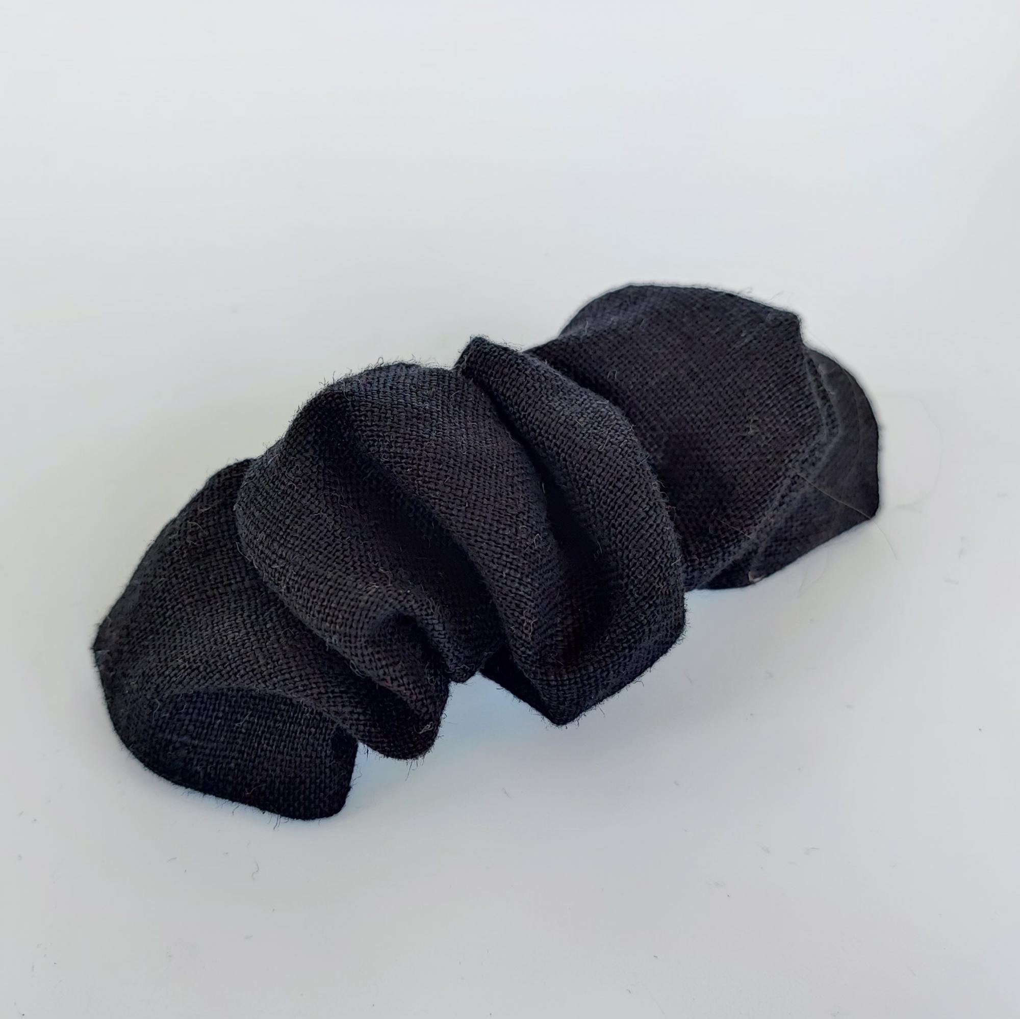 Lininis plaukų segtukas „Black“