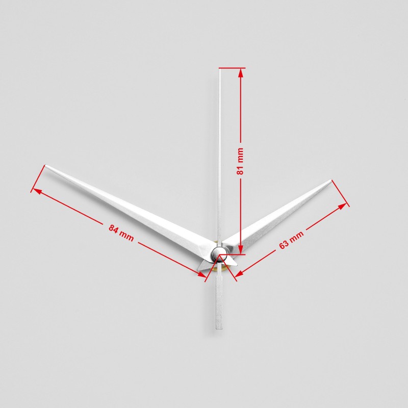 Sidabro spalvos rodyklės su mechanizmu 006