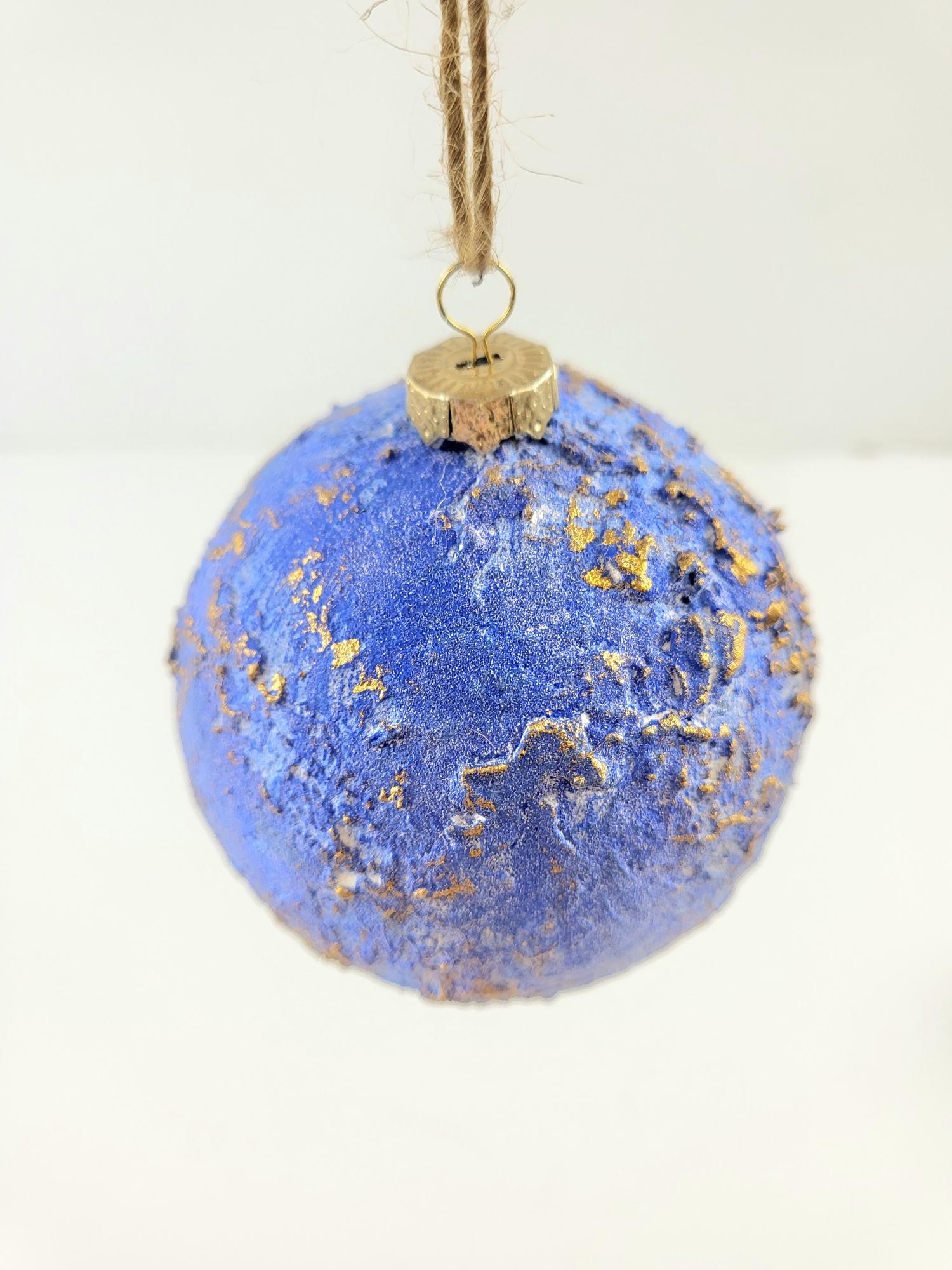 Kalėdų eglutės žaisliukai „Claro azul“ (8 cm) - 3 vnt.