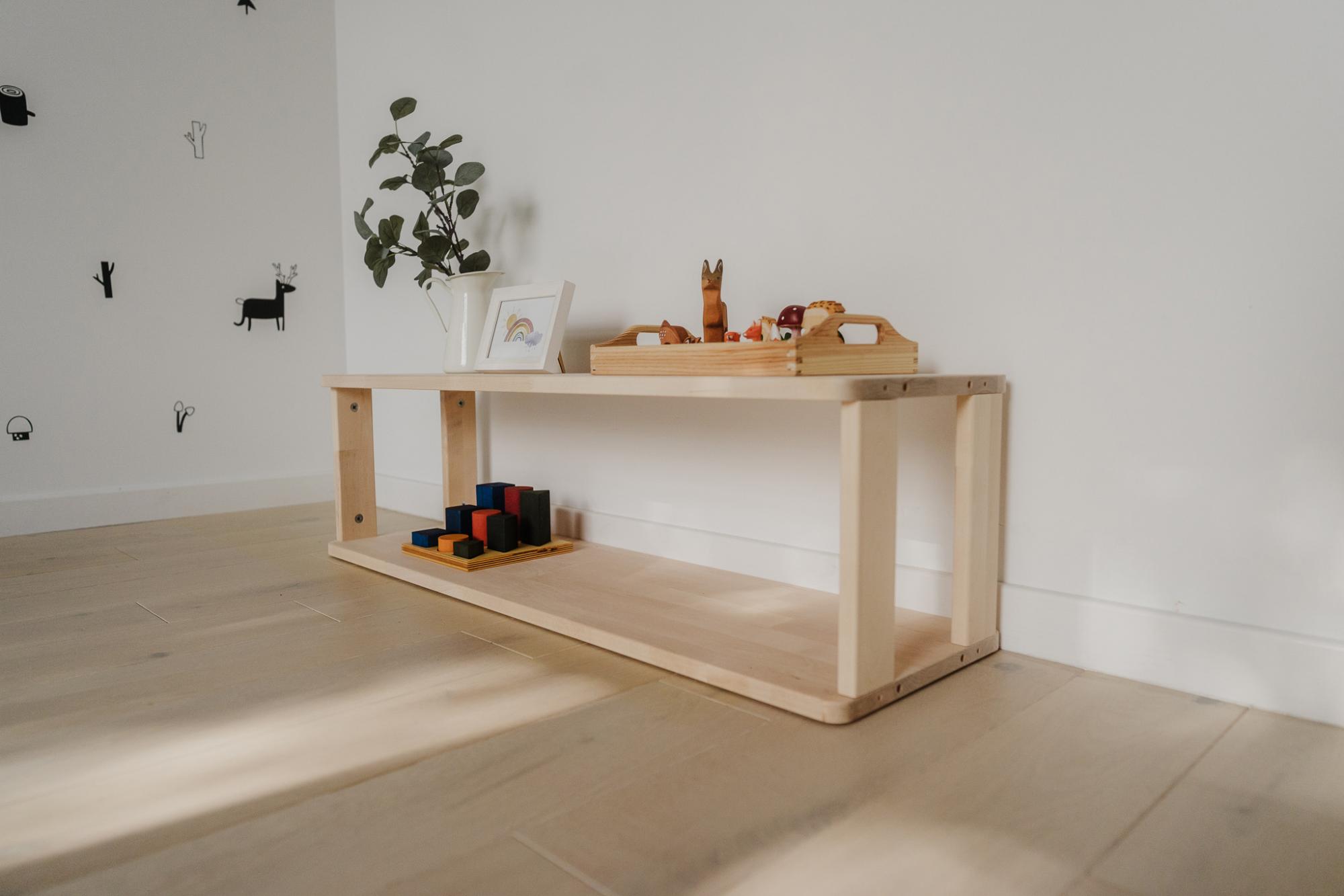 Modulinė Montessori lentyna Tiesi