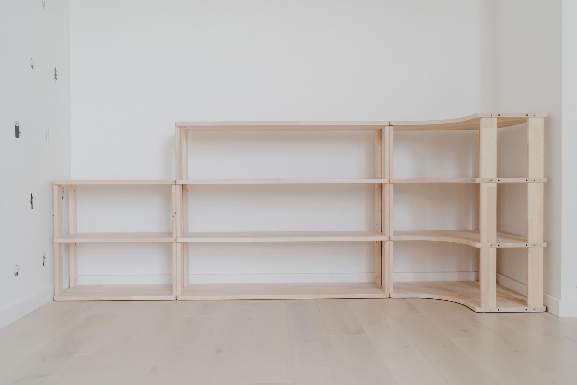 Modulinė Montessori lentyna Tiesi
