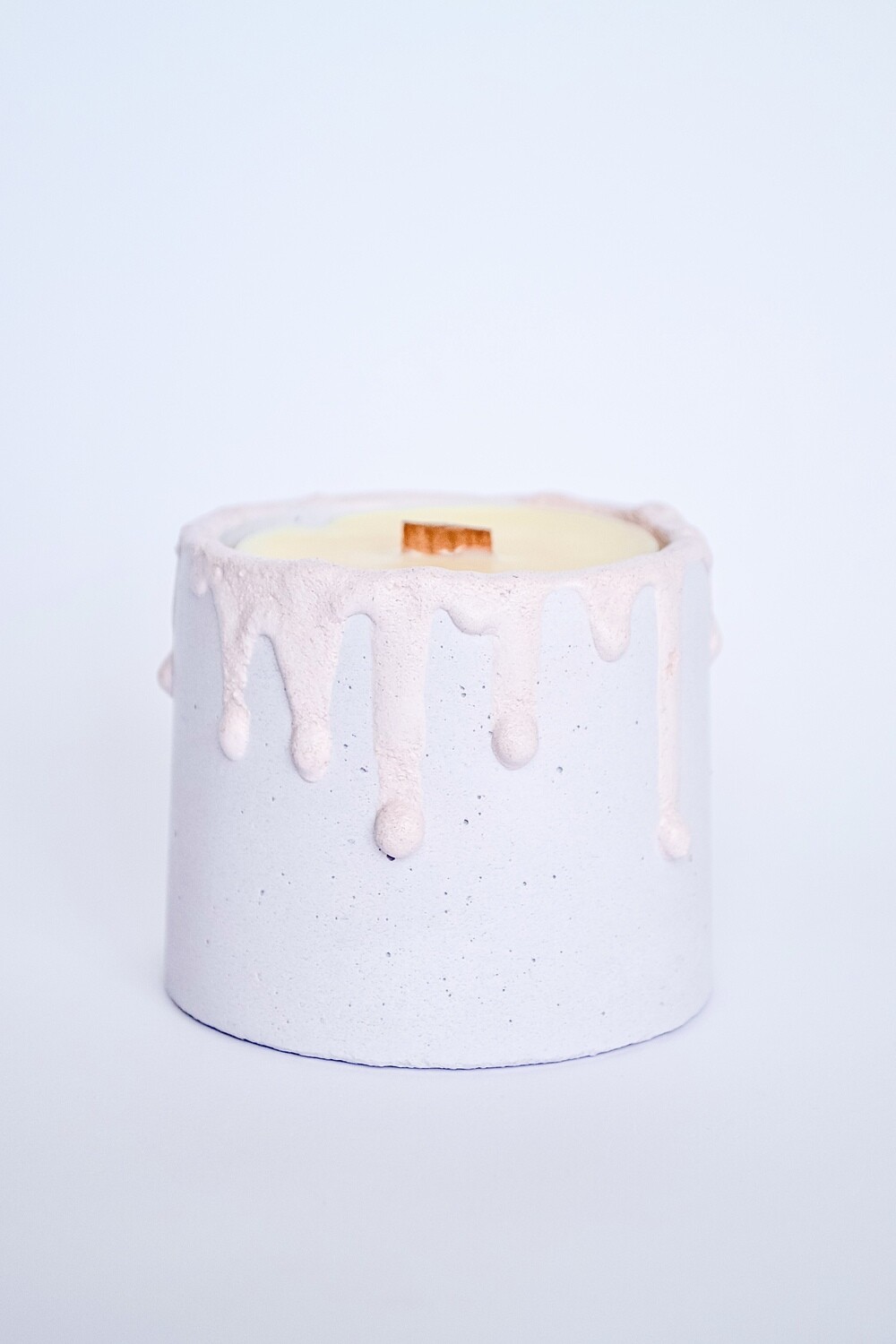 Sojų vaško žvakė SWEET MELT/ betoninė