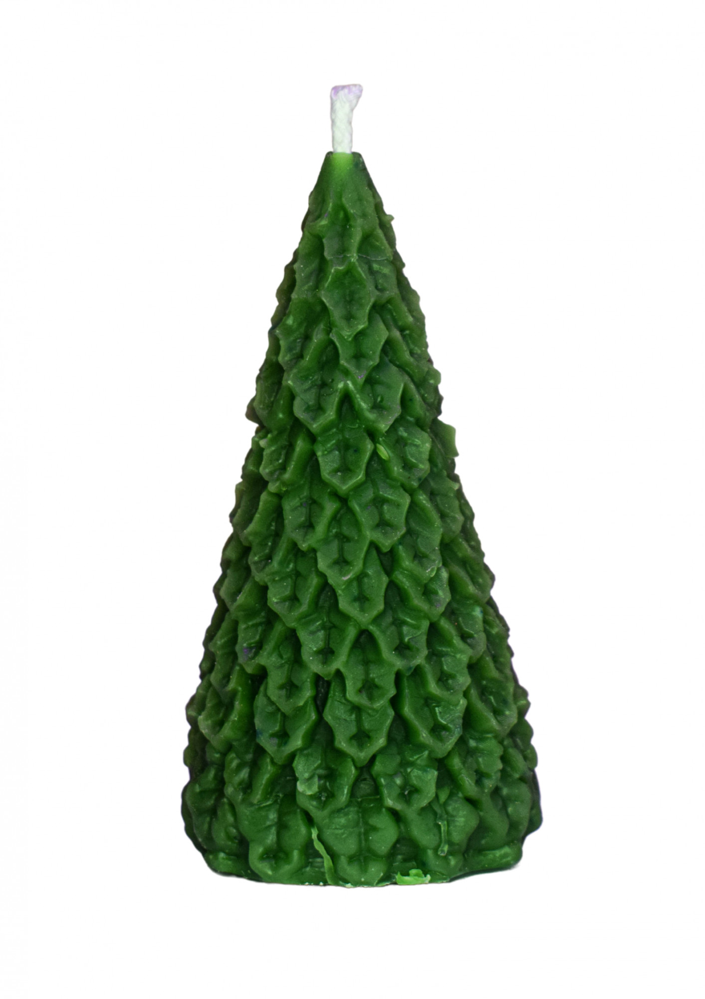 Bičių vaško žvakė Kalėdinė eglutė IV, Estezi,  9,5 cm