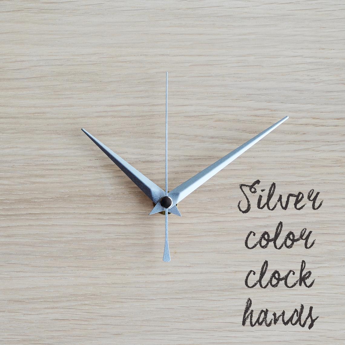 Sieninis ąžuolo faneruotės laikrodis DIAGRAM GREY