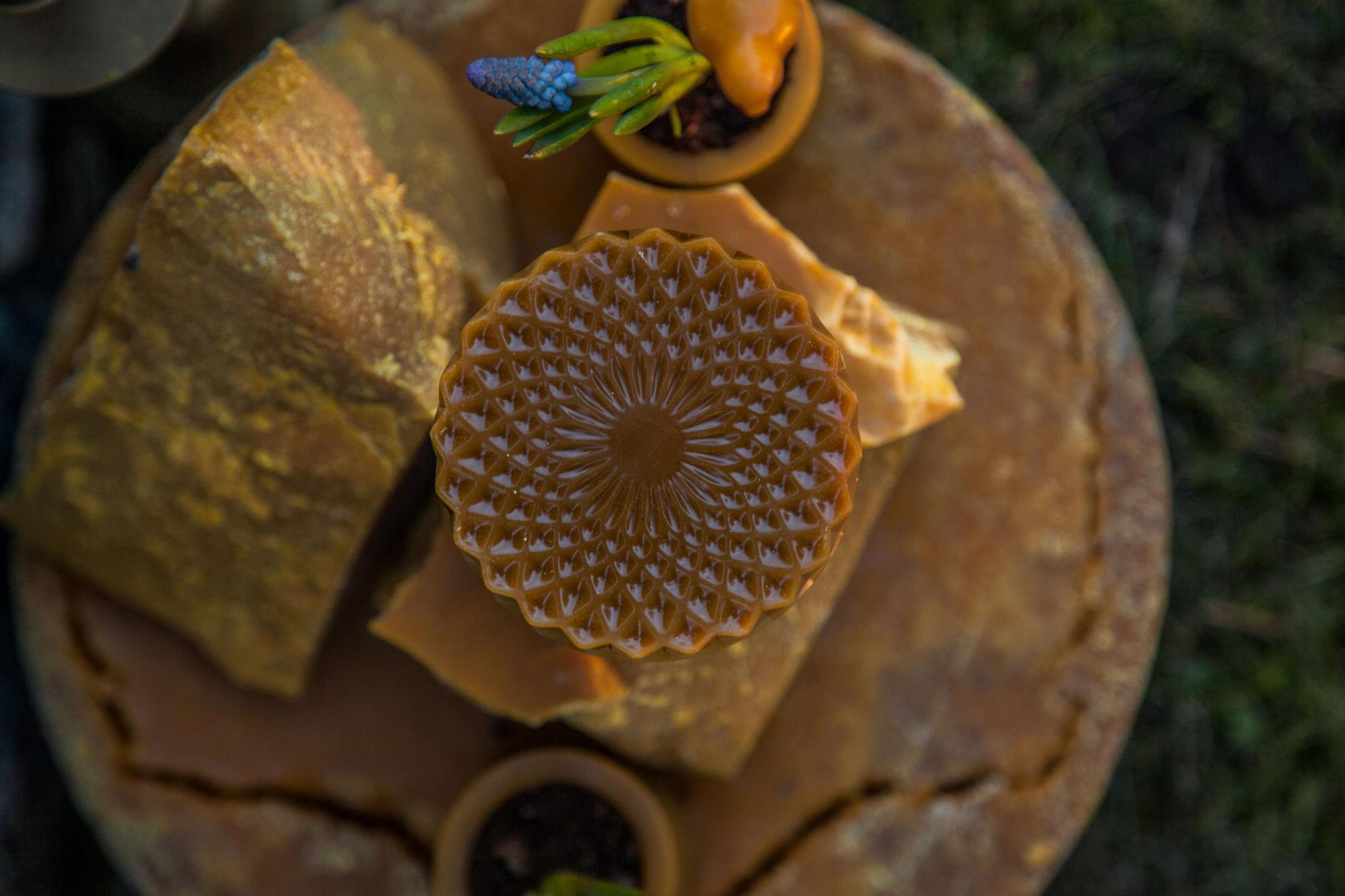 Bičių vaško arbatinė „Mandala“