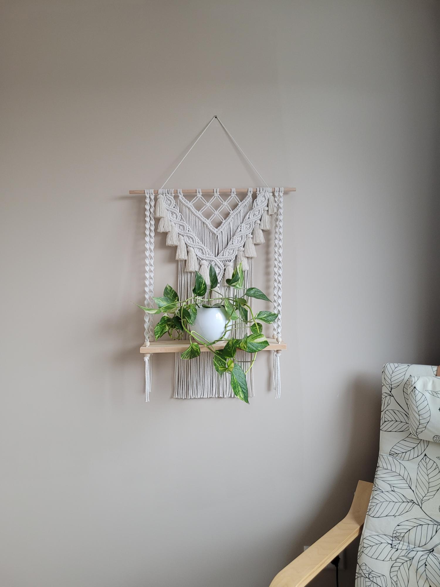 Macrame lentynelė