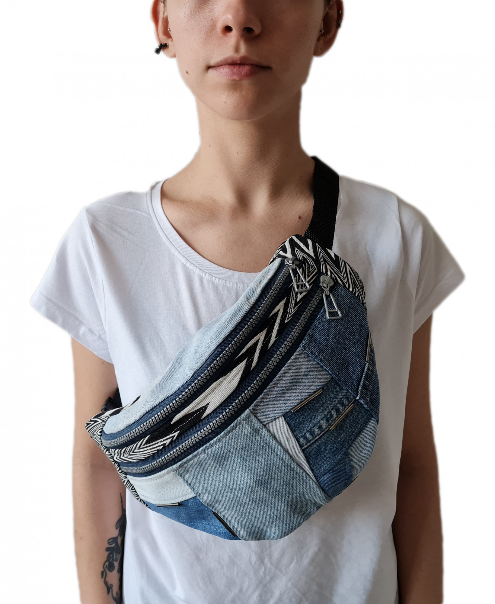 Upcycled Fannypack'as 'Džinsofkė'