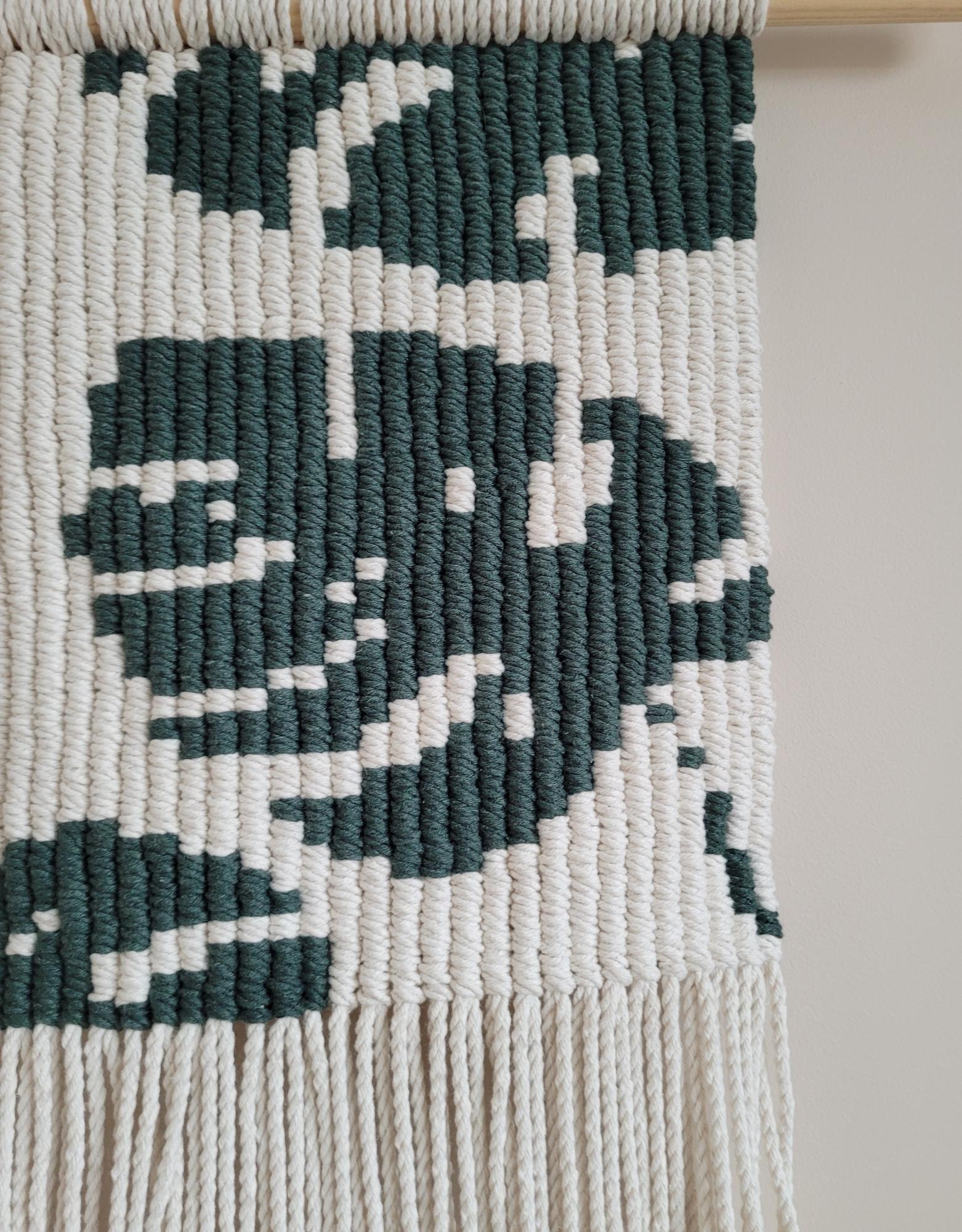 Macrame sienos dekoracija