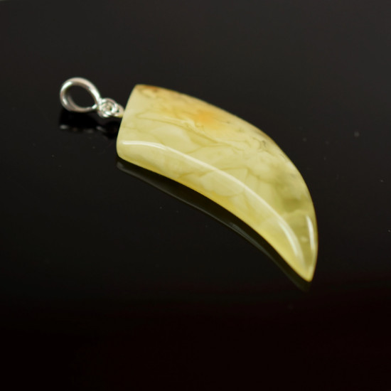 Gintarinis pakabukas su grandinėle AP0004